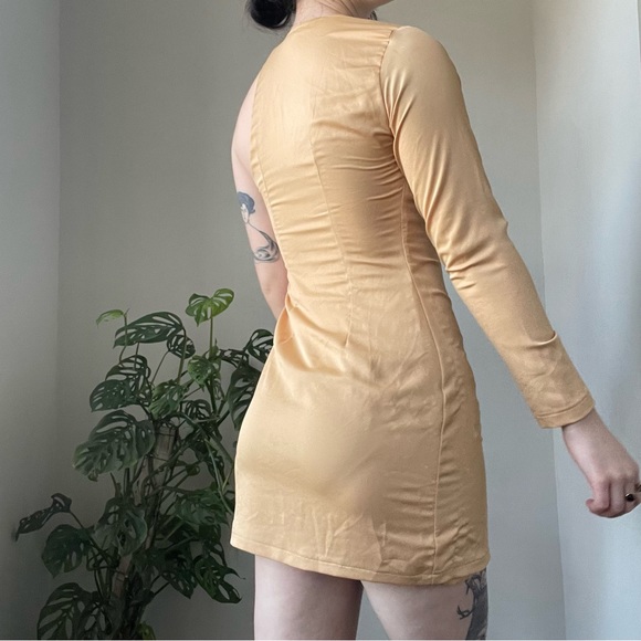 JF Lefon Asymmetrical one sleeve dress - Picture 3 of 5